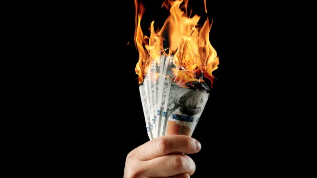 Burning money 1